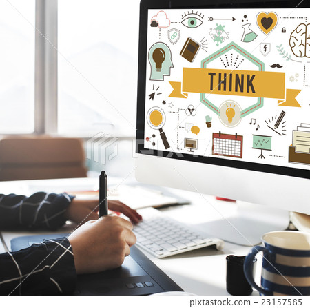 Think Inspiration Motivation Thinking Concept Think Inspiration Motivation Thinking Concept 23157585