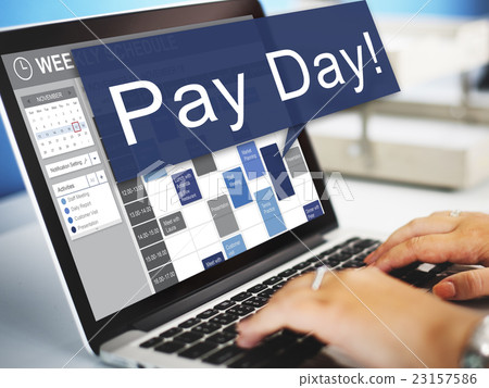 Pay Day Economy Salary Money Budget Concept Pay Day Economy Salary Money Budget Concept 23157586