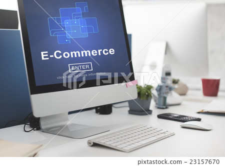 E-Commerce Marketing Online Register Enter Technology Concept E-Commerce Marketing Online Register Enter Technology Concept 23157670