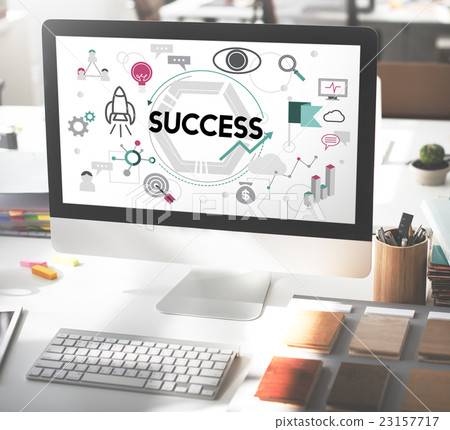 Success Victory Mission Motivation Concept Success Victory Mission Motivation Concept 23157717