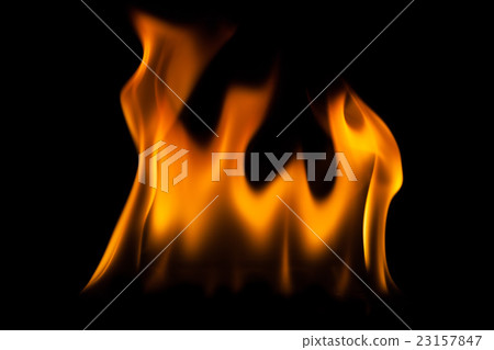 Fire flame on black background, Fire, Flame Fire flame on black background, Fire, Flame 23157847