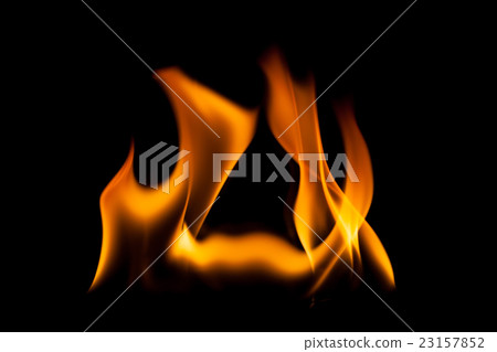 Fire flame on black background, Fire, Flame Fire flame on black background, Fire, Flame 23157852