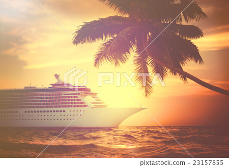 Yacht Cruise Ship Sea Ocean Tropical Scenic Concept Yacht Cruise Ship Sea Ocean Tropical Scenic Concept 23157855