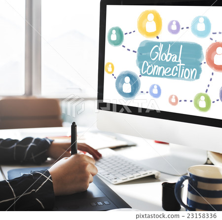Global Connection Communication Interconnection Networking Concept 23158336