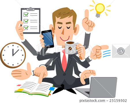 Blonde talented businessman 23159302