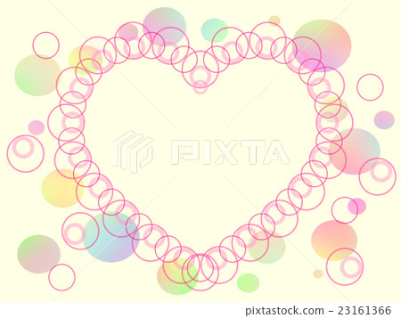 Heart shaped decorative frame 23161366