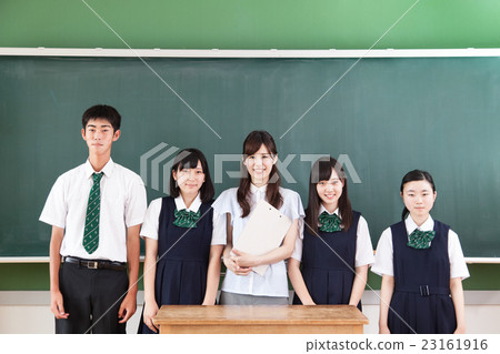 Stock Photo: junior high school student, junior high student, middle school student