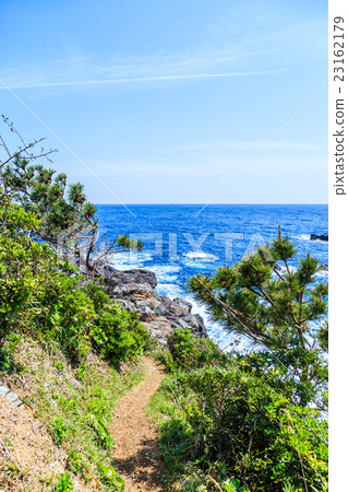 Coast of Shonan Cape on the southernmost tip of Honshu 23162179
