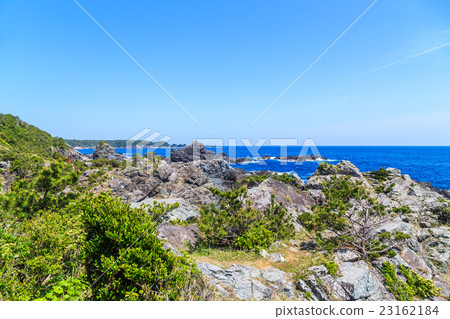Coast of Shonan Cape on the southernmost tip of Honshu 23162184