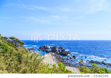 Coast of Shonan Cape on the southernmost tip of Honshu 23162193
