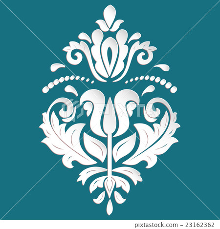 Oriental Vector Pattern With 3D Elements 23162362