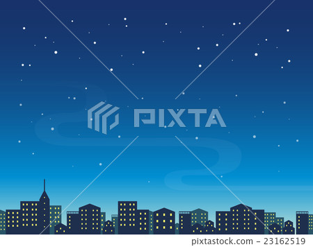 Night view illustration 23162519