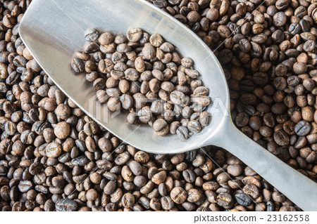 Roasted coffee beans. Roasted coffee beans. 23162558