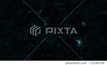 floating formules on the dark background 3d 23166149