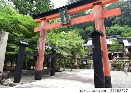 Niu River top shrine torii Niu River top shrine torii 23168717