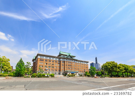 Aichi Prefectural Government Office Main Building - Nagoya Castle Great Cultural Heritage with a Tenrior Wind Roof on a Crown Style - 23169782