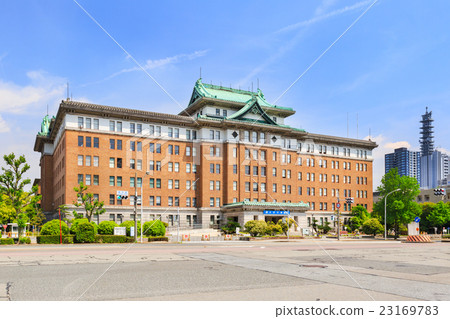 Aichi Prefectural Government Office Main Building - Nagoya Castle Great Cultural Heritage with a Tenrior Wind Roof on a Crown Style - Aichi Prefectural Government Office Main Building - Nagoya Castle Great Cultural Heritage with a Tenrior Wind Roof on a Crown Style - 23169783