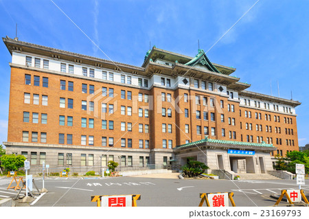 Aichi Prefectural Government Office Main Building - Nagoya Castle Great Cultural Heritage with a Tenrior Wind Roof on a Crown Style - 23169793