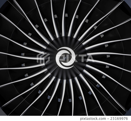Jet fan engine blade Jet fan engine blade 23169976