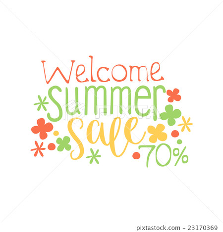Welcome Summer Sale Colorful Ad Welcome Summer Sale Colorful Ad 23170369