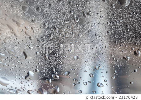 Water Droplet on the glass 23170428