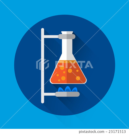 Flask Chemistry Reaction Experiment Icon-插圖素材 [23171513] - PIXTA圖庫