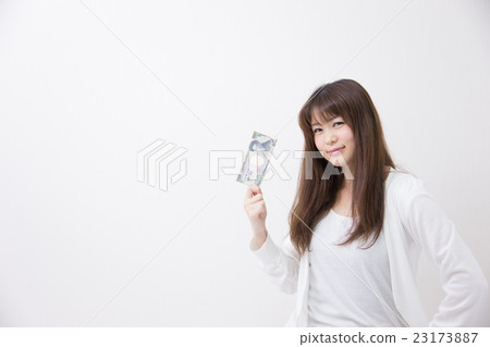 Women in room wear · white back Women in room wear · white back 23173887