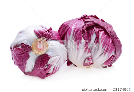 Radicchio, red salad isolated on white Radicchio, red salad isolated on white 23174905