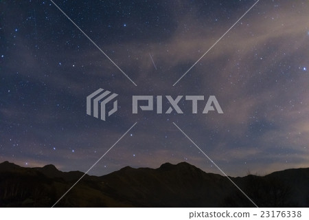 Starry sky with Ursa Major from the Alps 23176338