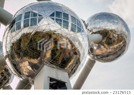 Balls of The Atomium in Brussels Belgium Balls of The Atomium in Brussels Belgium 23176515