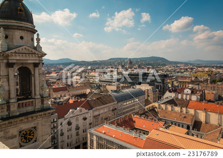 Panoramic view of Budapest Hungary 23176789