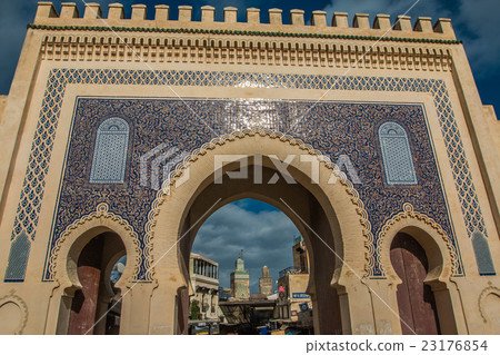 Blue Gate in Fez Morroco Blue Gate in Fez Morroco 23176854
