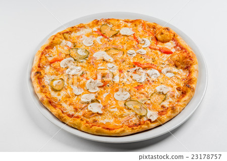 pizza on the white pizza on the white 23178757