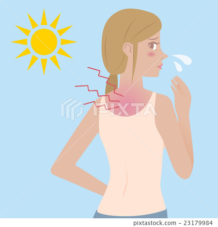 女士們和曬傷 女士們和曬傷 23179984