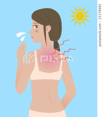 女士們和曬傷 23179985