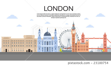 London English City View Copy Space 23180754