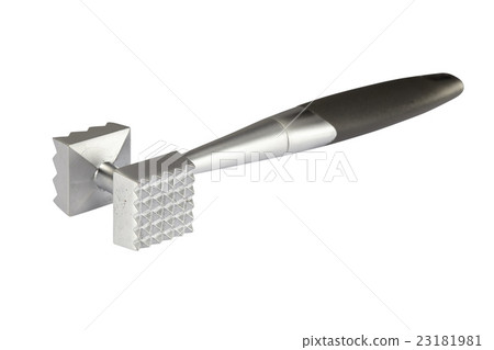 Metal meat hammer isolated on white background 23181981