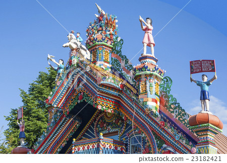 Detail of Russian log hut. Kunar. Detail of Russian log hut. Kunar. 23182421