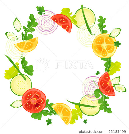 框架和蔬菜 23183499
