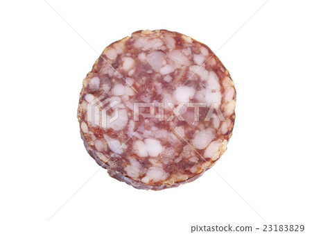 A piece of salami A piece of salami 23183829