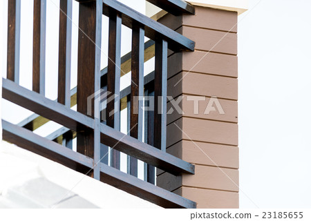 wooden railing wooden railing 23185655