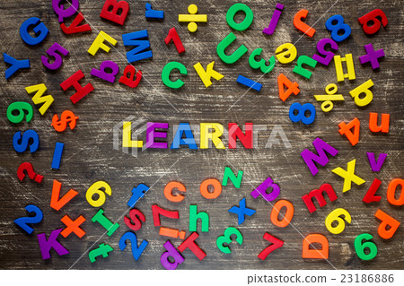 Education concept with colorful letters 23186886
