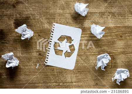 Recycle paper concept Recycle paper concept 23186891
