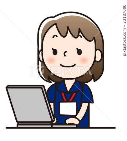 Female staff - Personal computer 23187080