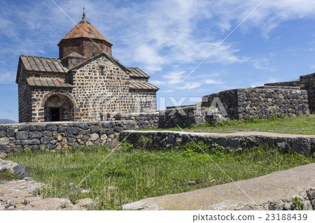 Medieval church on Sevan lake, Armenia 23188439