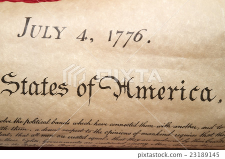 Declaration of independence 4th july 1776 close up Declaration of independence 4th july 1776 close up 23189145