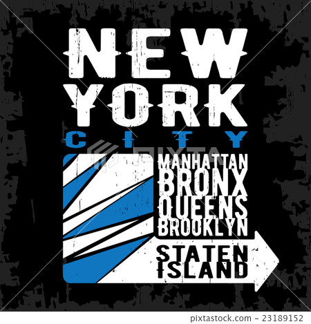 New York vintage stamp 23189152