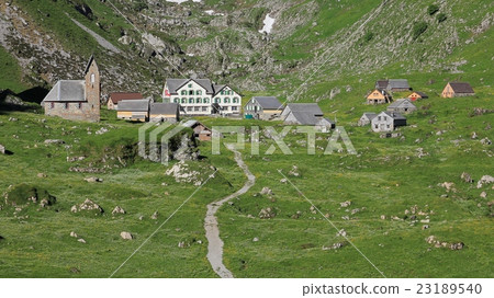 Old chapel and huts on the Meglisalp Old chapel and huts on the Meglisalp 23189540