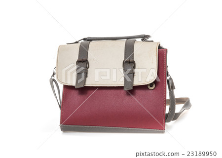 old woman bag on white background 23189950