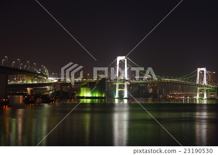 Rainbow Bridge night view 23190530